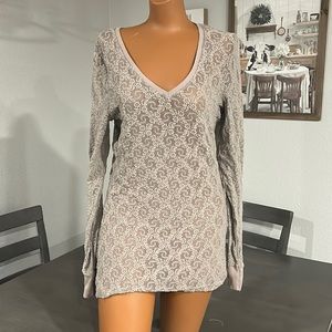 Laced Long Sleeved Top